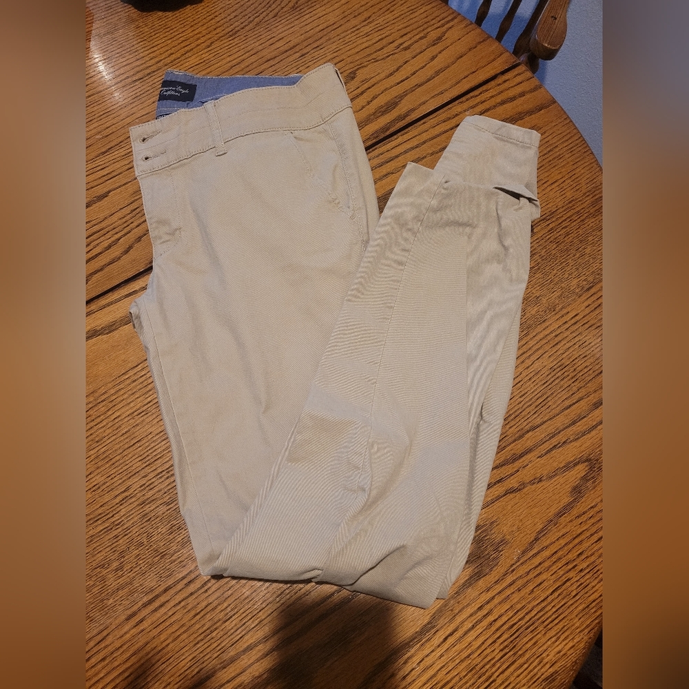 Gently used Khaki Skinny Jeans
